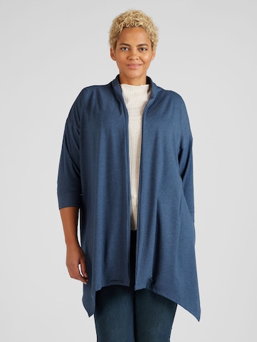 ONLY Carmakoma Knit Cardigan 'NEW CARMA' in Blue: front