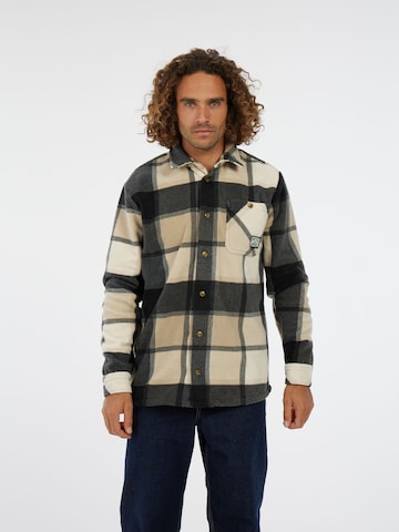 PROTEST Regular Fit Hemd 'PRTMitchel'‌‌‌‌‌ in Schwarz: Vorderseite
