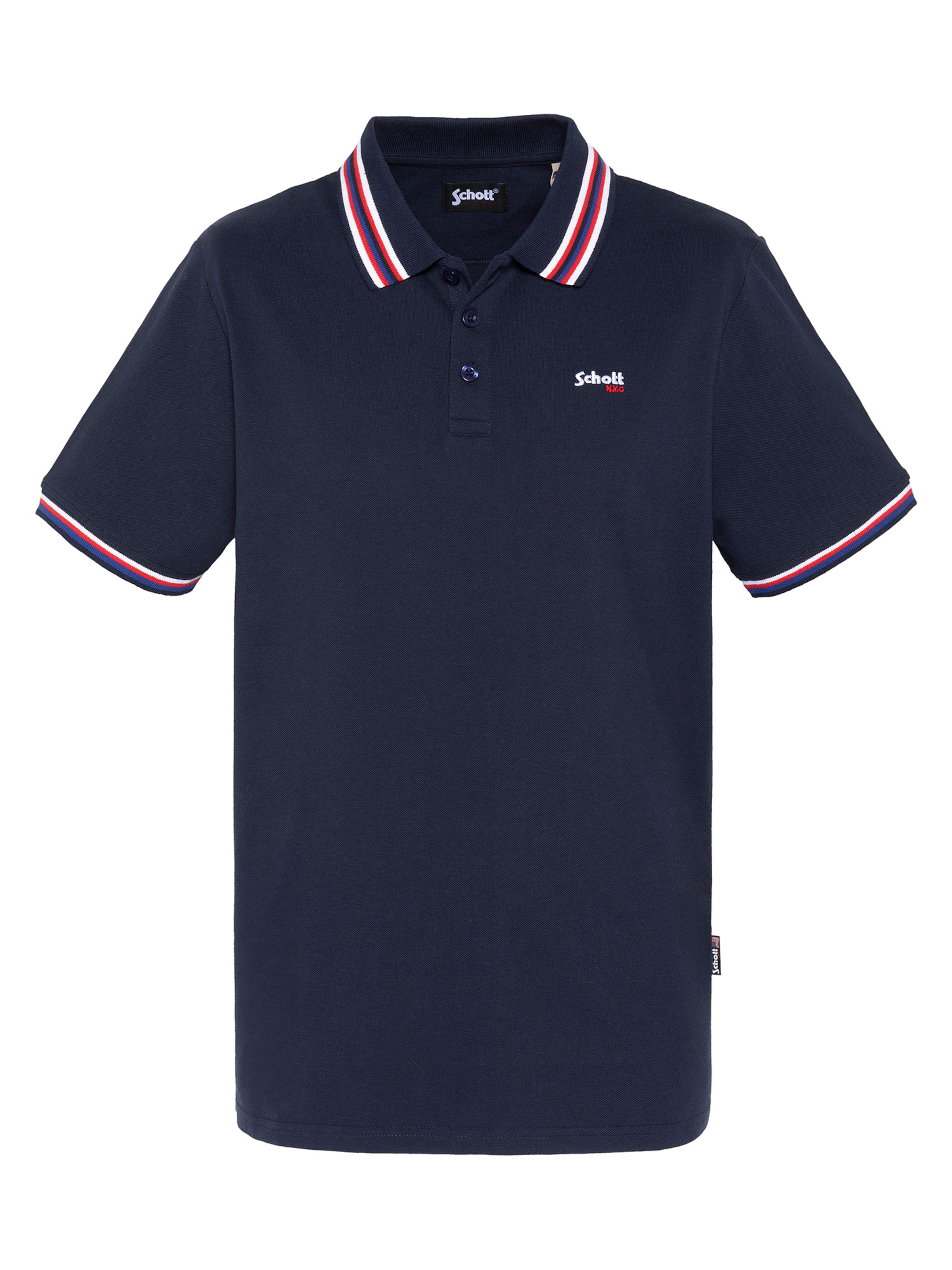 Schott NYC Shirt‌‌‌‌‌‌‌‌‌‌ in Blau: Vorderseite