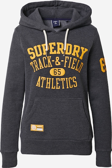 Superdry Sweater majica u žuta / antracit siva, Pregled proizvoda
