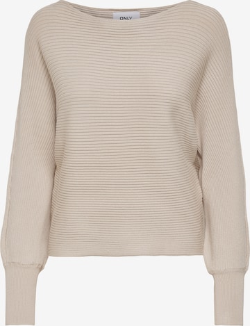 ONLY Sweater 'Adeline' in Beige: front