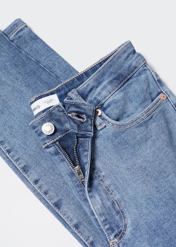 MANGO Slimfit Jeans 'Anne' i blå