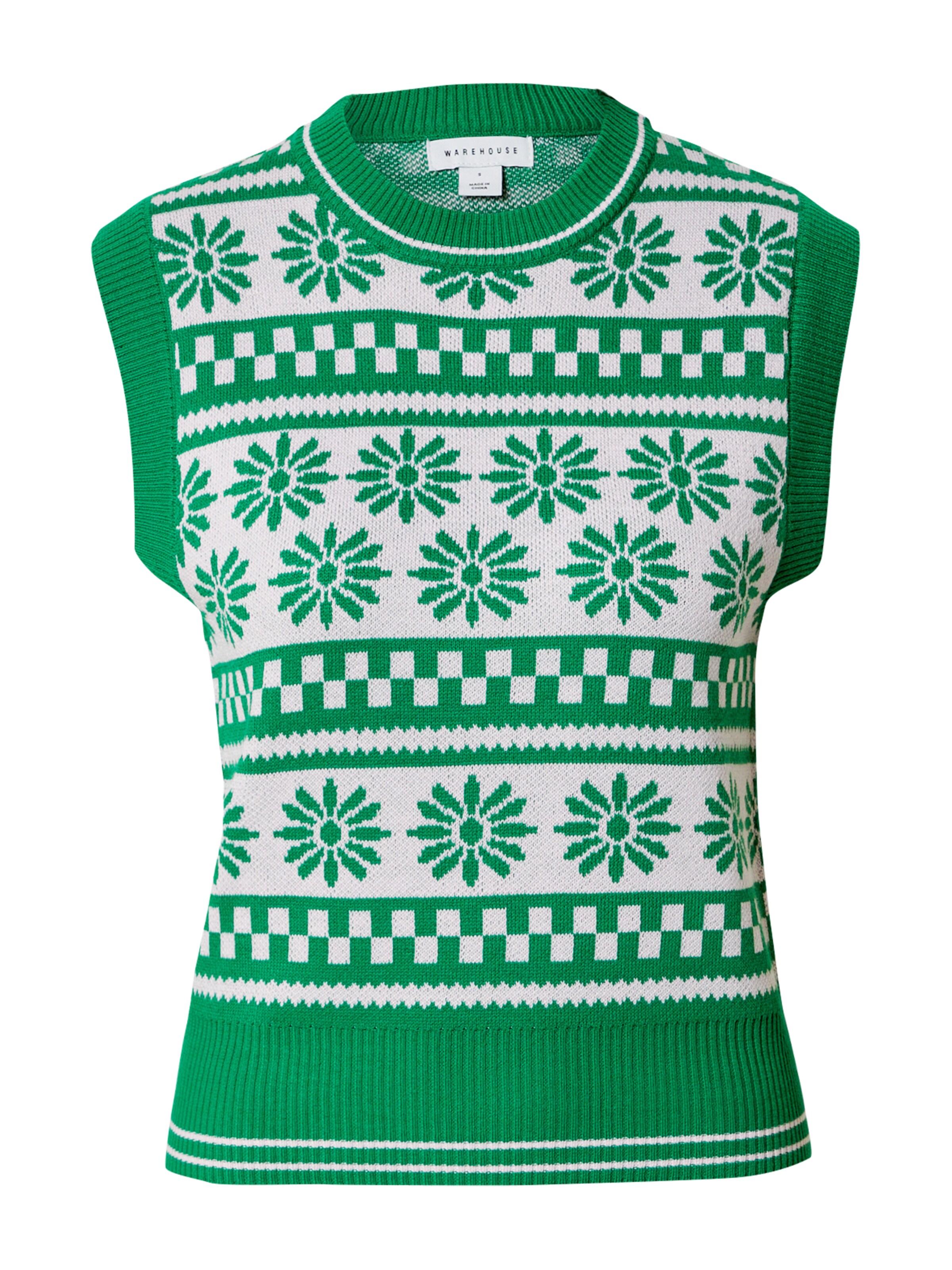 žalia Warehouse Megztinis: priekis