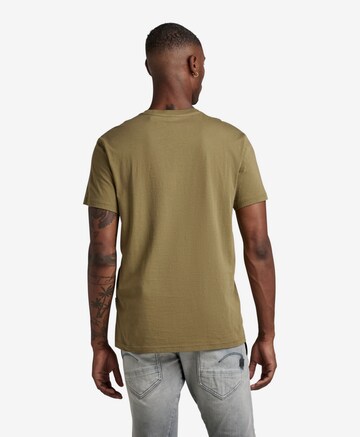 G-Star RAW T-Shirt 'Velcro' in Grün