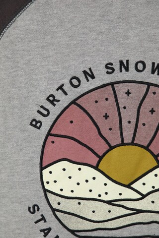 BURTON Sweatshirt & Zip-Up Hoodie in M in Grey