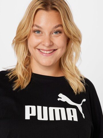 juoda PUMA Sportiniai marškinėliai 'Plus'
