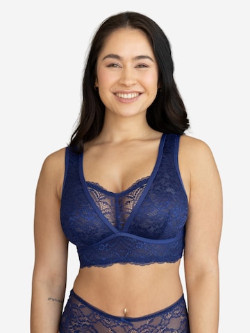 Bustier Soutien-gorge 'Eliana' SugarShape en bleu : devant