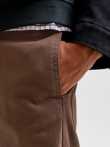 Jack & Jones Junior Baggy Pants 'JPSTALEX ANDREJ' in Brown