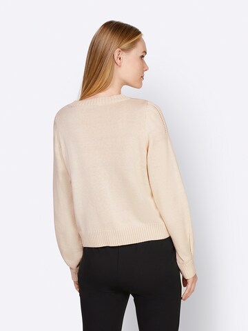 heine Knit Cardigan in Beige