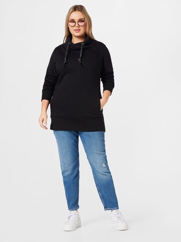 Ragwear Plus Sweatshirt 'Neska' in Black