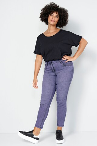 Coupe slim Jean Angel of Style en violet