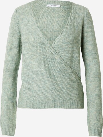 ABOUT YOU Sweater 'Thorina' in Green: front