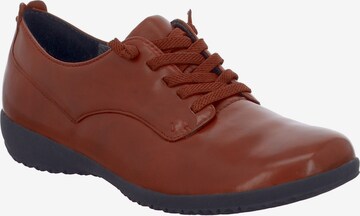 JOSEF SEIBEL Lace-Up Shoes 'Naly' in Red