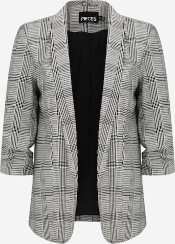 Pieces Petite Blazer 'PCBOSELLA' in Black: front