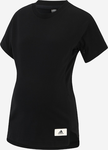 T-shirt fonctionnel ADIDAS SPORTSWEAR en noir : devant