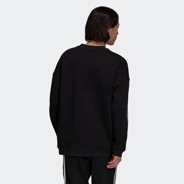 ADIDAS ORIGINALS Sweatshirt 'Adicolor Classics Lock-Up Trefoil' in Zwart