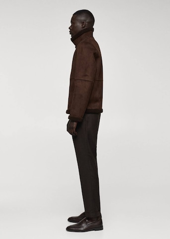 MANGO MAN Between-Season Jacket 'Max' in Brown