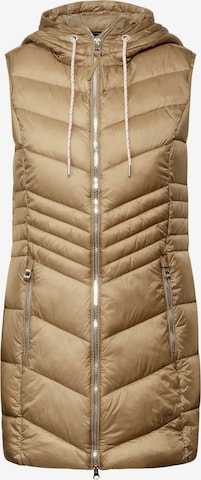 CECIL Vest in Beige: front