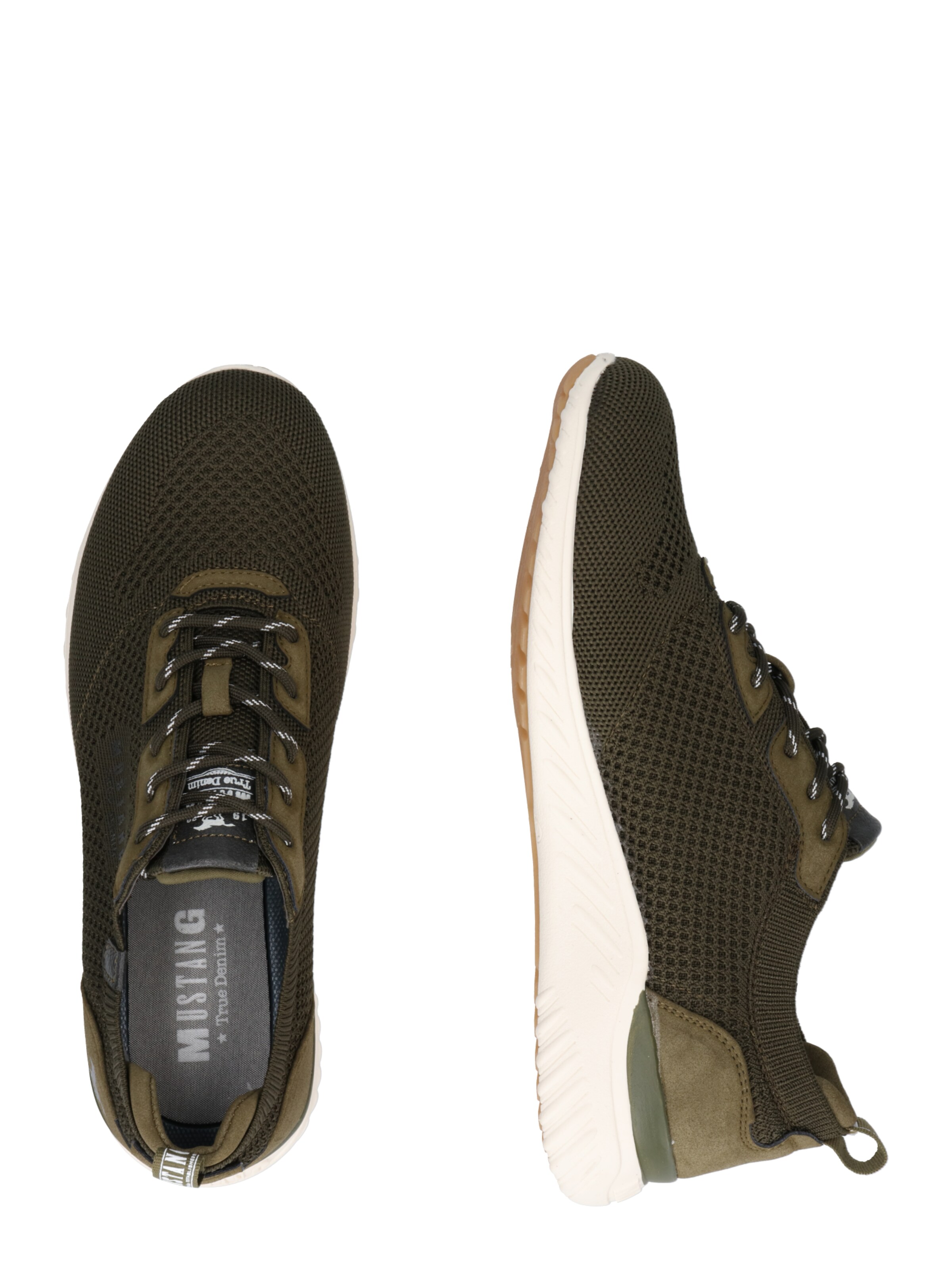 Sneaker bassa di MUSTANG in verde