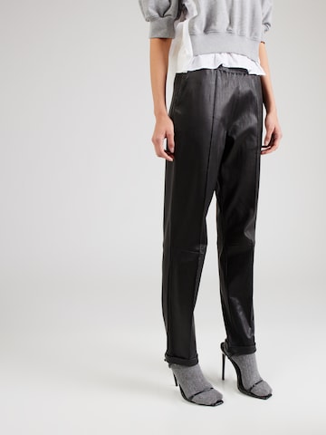 Regular Pantalon 'Pascal' Ibana en noir : devant