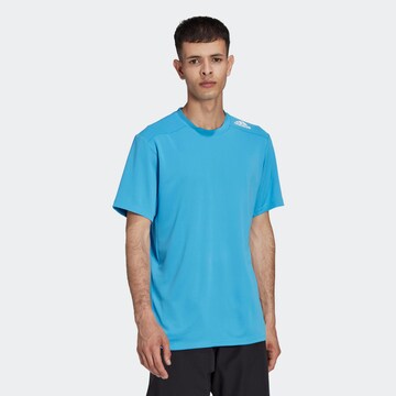 ADIDAS SPORTSWEAR Performance Shirt in Blue: front