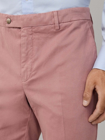 Hackett London Slimfit Hose 'Kensington' in Pink