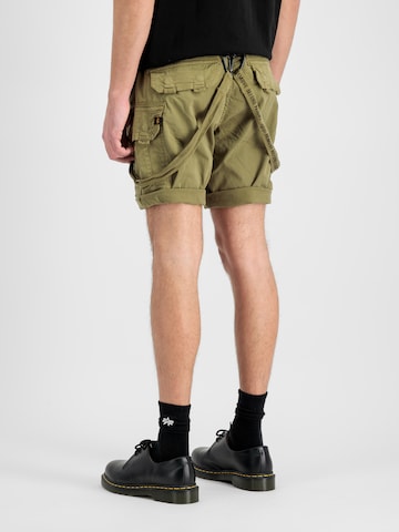 ALPHA INDUSTRIES Дънки Tapered Leg Карго панталон в зелено