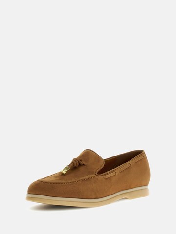 GUESS Classic Flats 'Aryana' in Brown: front