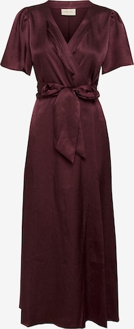 Cream Jurk 'Loretta' in Rood: voorkant