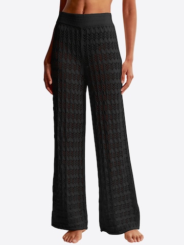 Wide Leg Pantalon Imily Bela en noir : devant