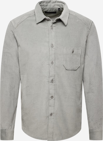 DRYKORN Button Up Shirt 'OSHAA' in Grey: front