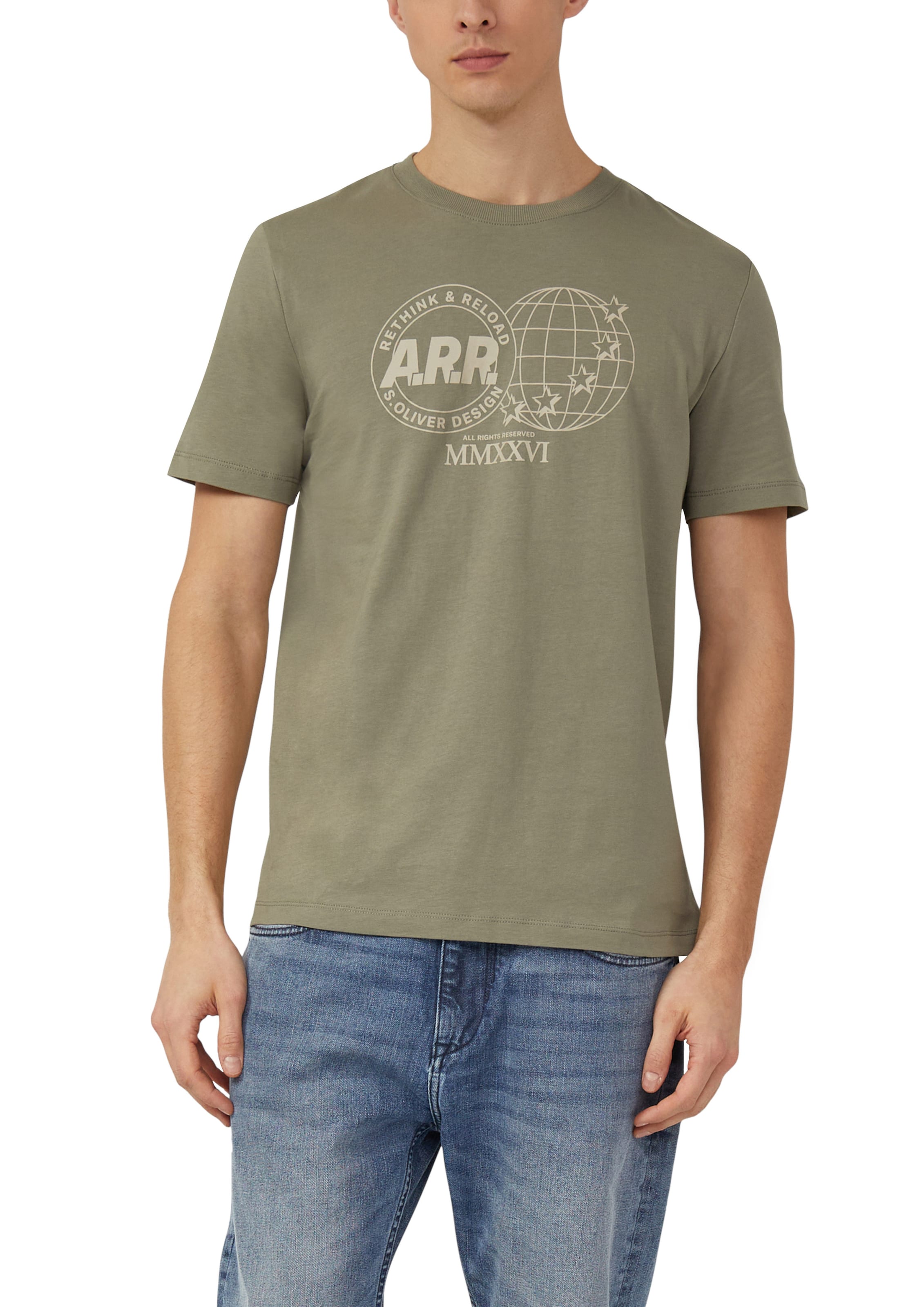 T-Shirt s.Oliver en vert