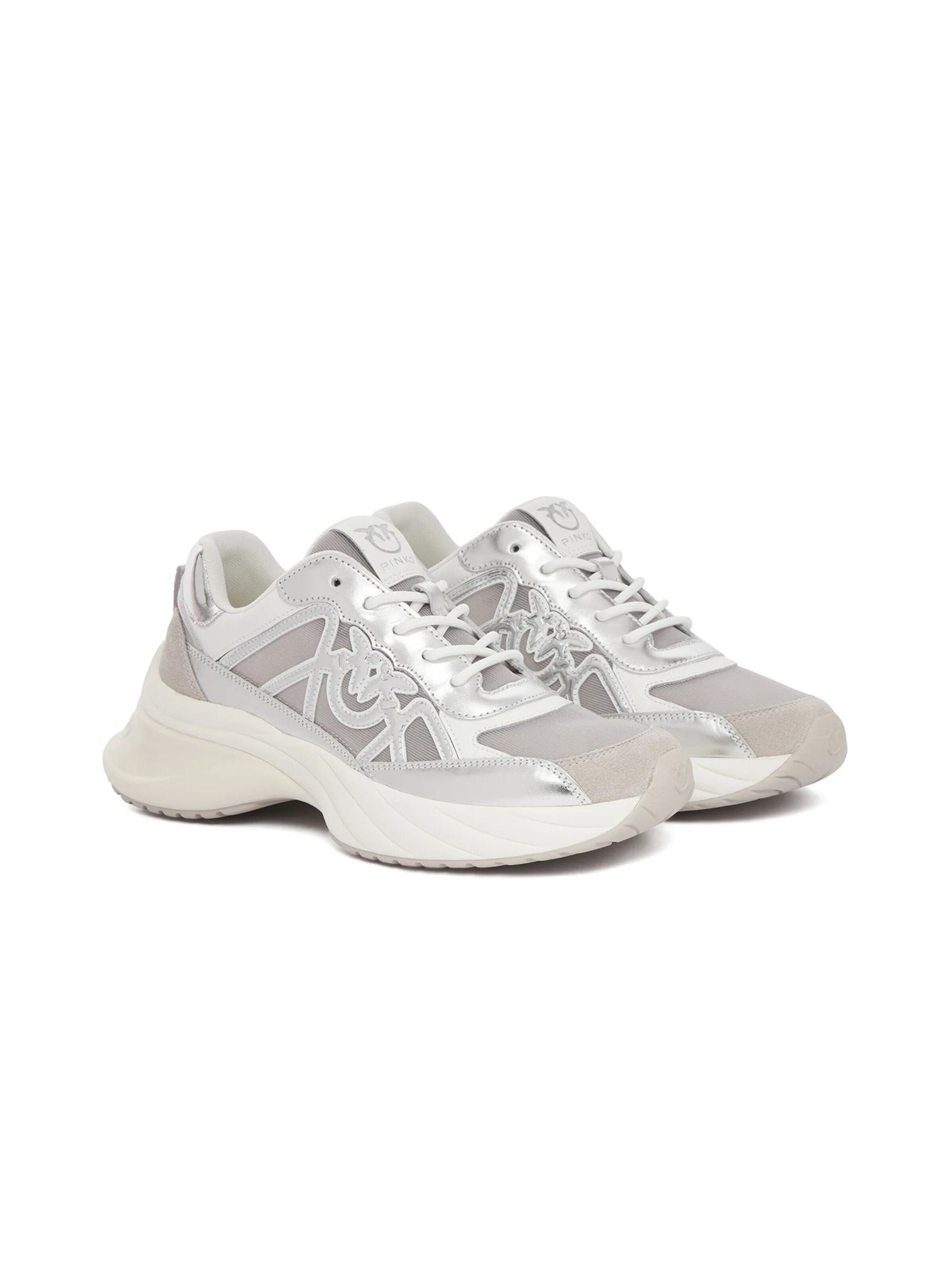 PINKO Sneakers laag 'Ariel 33' in Zilver