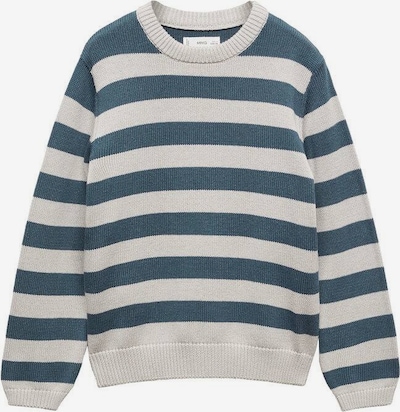 MANGO KIDS Pull-over 'Andrew' en bleu foncé / blanc cassé, Vue avec produit