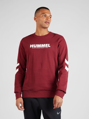 HummelSweater majica - crvena boja: prednji dio