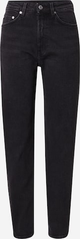 WEEKDAY Tapered Mom Jeans 'Lash Extra High' in Schwarz: predná strana