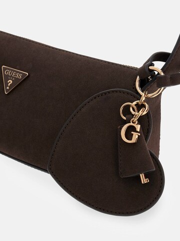 GUESS Schultertasche 'Isobel' in Braun