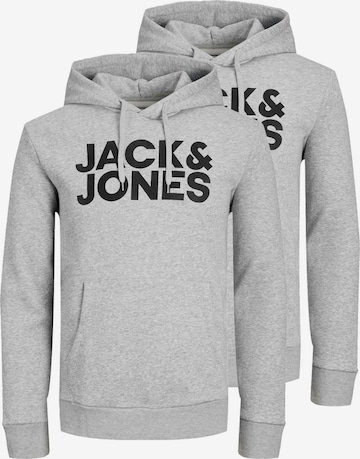 JACK & JONES Sweatshirt 'Corp' in Grau: Vorderseite