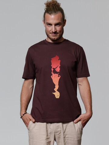 Watapparel Shirt 'There's no limit' in Red: front