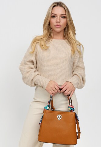 HARPA Handbag 'KATALIA' in Brown: front