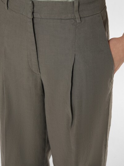 Cambio Bundfaltenhose 'Mira' in khaki, Produktansicht