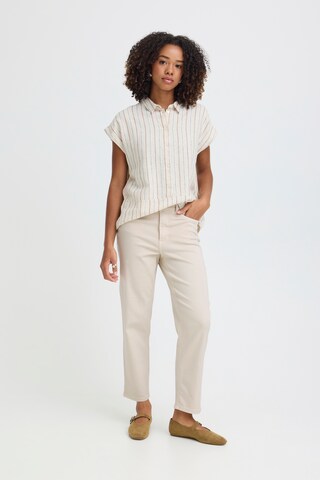 ICHI Regular Jeans in Beige