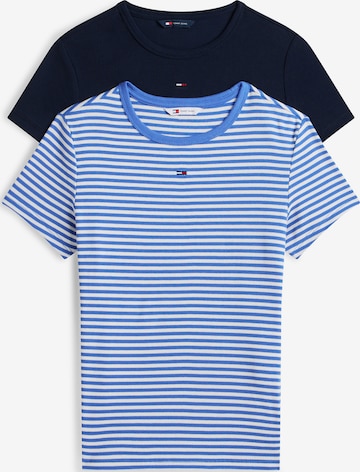 Tommy Jeans Póló 'ESSENTIAL' - kék: elől