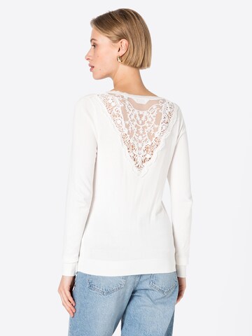 Pull-over 'Maurizio' NAF NAF en blanc