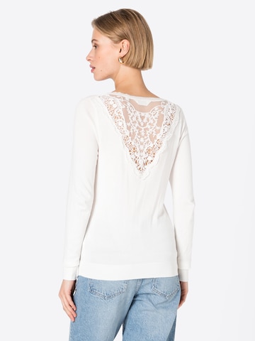 Pull-over 'Maurizio' NAF NAF en blanc