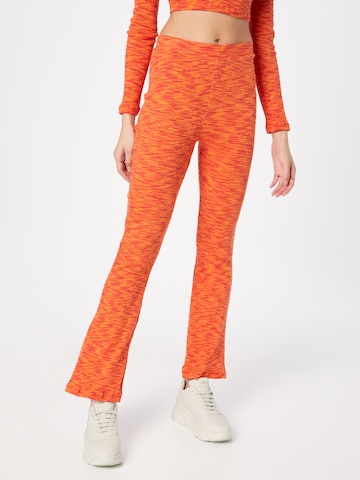 NLY by Nelly Flared Trousers 'Space' in Red: front