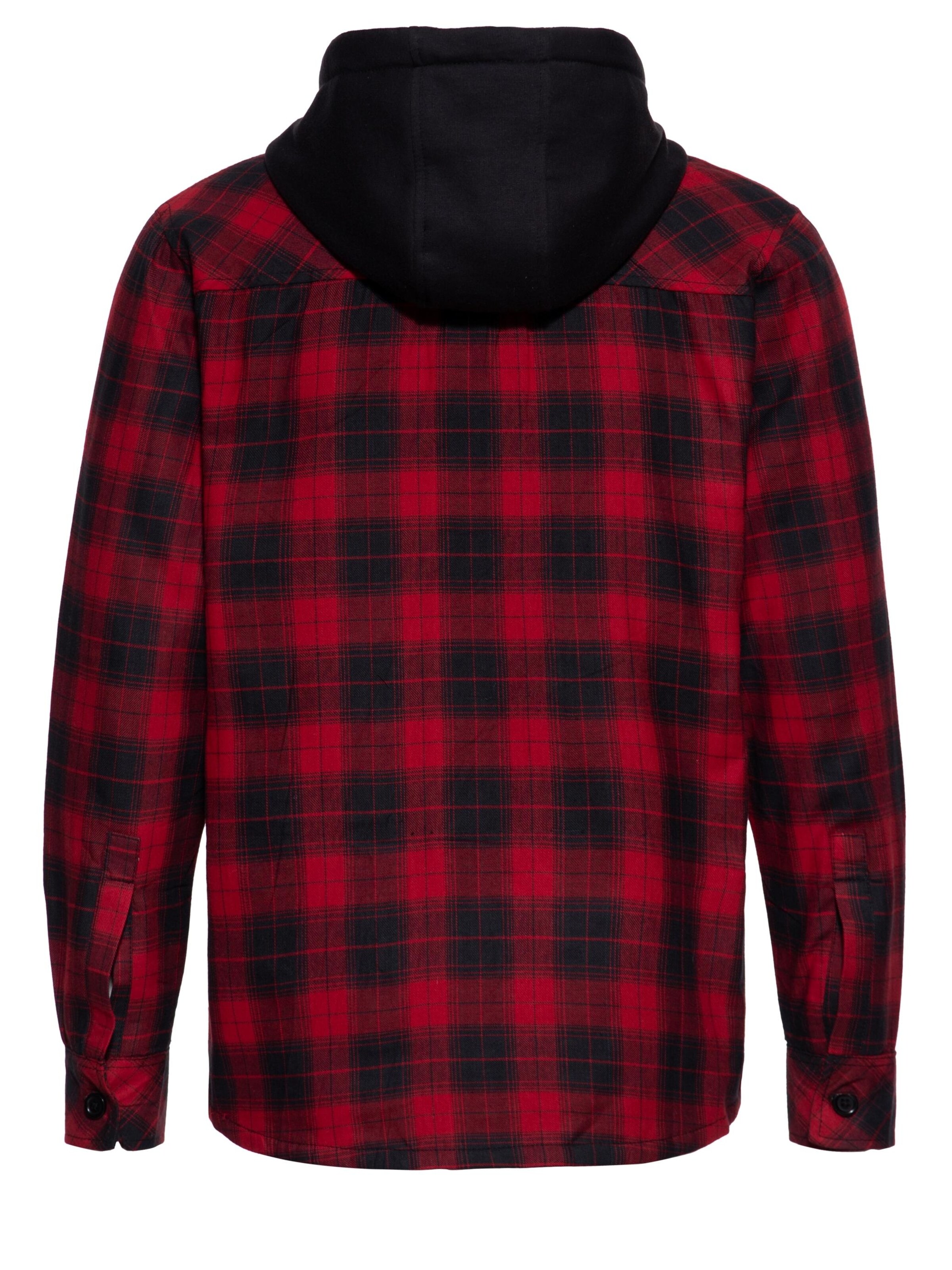 King Kerosin Regular fit Button Up Shirt in Red