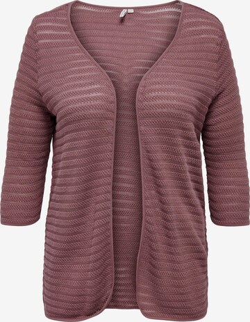 ONLY Carmakoma Knit Cardigan 'Group' in Pink: front