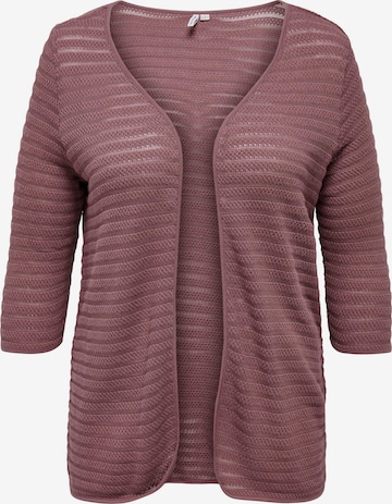 ONLY Carmakoma Strickjacke 'Group' in Pink: predná strana