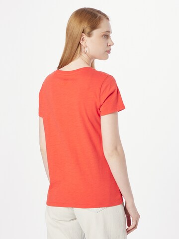 LEVI'S ® Shirt 'Graphic Perfect Vneck' in Rood